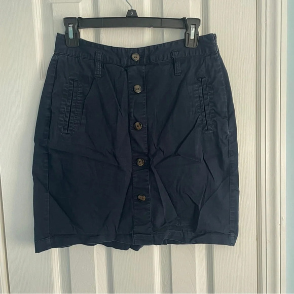 Old Navy Dresses & Skirts - Old Navy Navy Blue Button Down Skirt Size 4